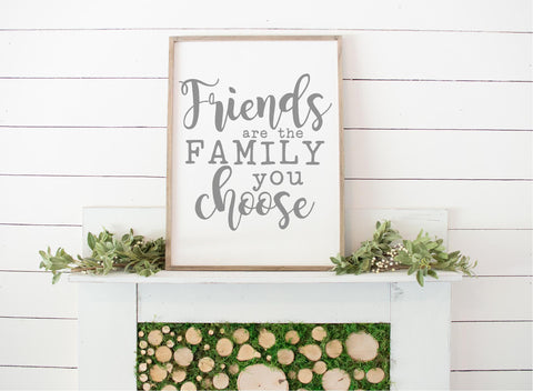 Friends are the Family You Choose SVG SVG So Fontsy Design Shop 