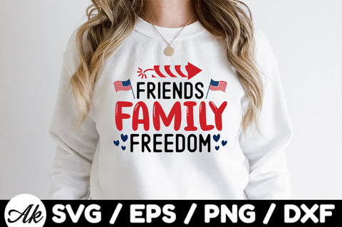 Friends family freedom svg SVG akazaddesign 