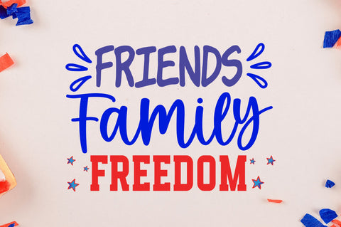 Friends family freedom SVG SVG Regulrcrative 