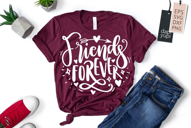 Friends Forever SVG dapiyupi store 