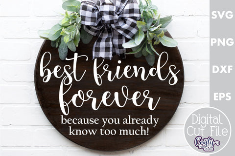 Friends Round Farmhouse Sign Bundle #1, Friendship Files SVG Crafty Mama Studios 