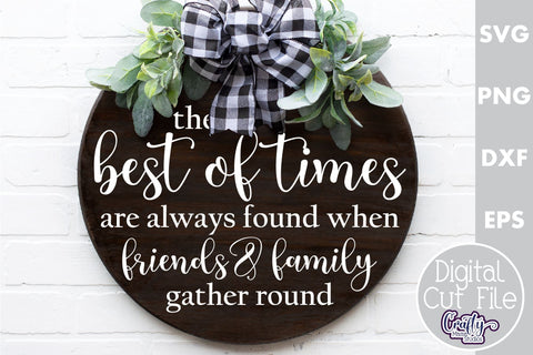Friends Round Farmhouse Sign Bundle #1, Friendship Files SVG Crafty Mama Studios 