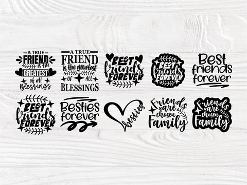 Friends SVG Bundle, Best Friends Svg, Friendship SVG TonisArtStudio 