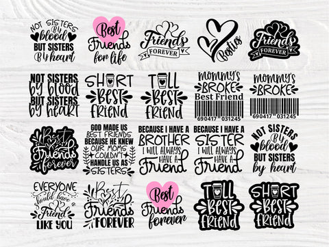 Friends SVG Bundle, Best Friends Svg, Friendship SVG TonisArtStudio 