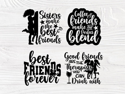 Friends SVG Bundle, Friendship Svg, Shirt Designs SVG TonisArtStudio 