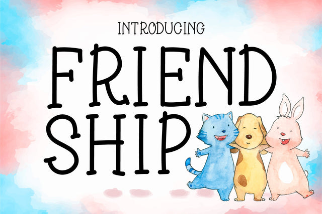 Friendship Fonts Font Fox7 By Rattana 