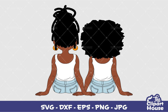 Friendship Girls SVG The Clipart House 