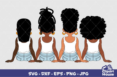 Friendship Girls SVG The Clipart House 