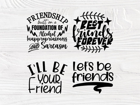 Friendship Svg Bundle, Best Friends Svg Designs SVG TonisArtStudio 
