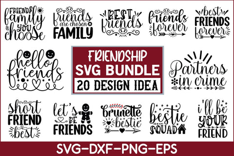 Friendship SVG Bundle SVG md faruk hossain 