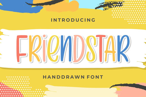 Friendstar – Handdrawn Font Font Good Java 