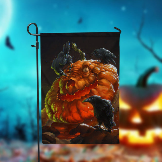 Fright Night Garden Flag - 12x18 Garden Flag Sublimation Design Download PNG File Instant Download Sublimation CaldwellArt 