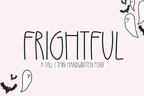 Frightful - Fun Handwritten Font Font KA Designs 