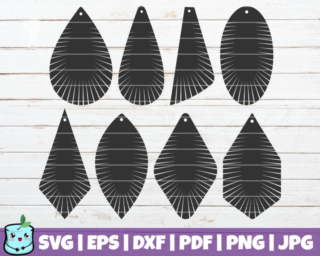 Fringe Earrings 3 SVG MintyMarshmallows 