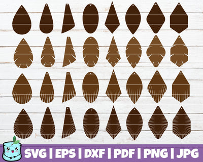 Fringe Earrings Bundle SVG MintyMarshmallows 