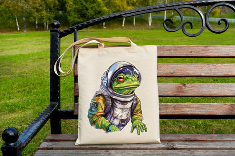 Frog Astronaut Sublimation Clipart Sublimation Regulrcrative 