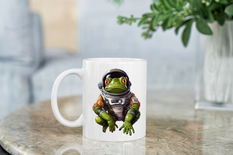 Frog Astronaut Sublimation Clipart Sublimation Regulrcrative 