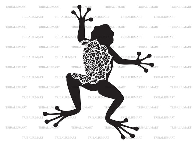 Frog mandala SVG TribaliumArtSF 