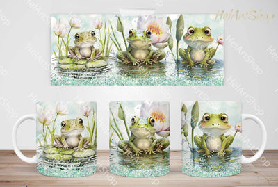 Frog Mug Png, 11Oz Mug Sublimation Sublimation _HelArtShop_ 