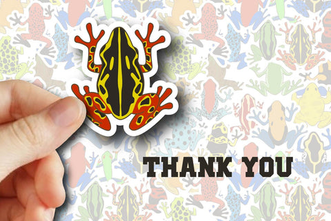 Frog stickers printable bundle SVG dadan_pm 