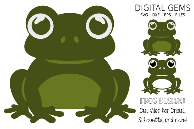 Frog SVG Digital Gems 