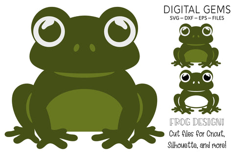 Frog SVG Digital Gems 