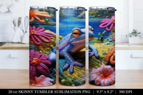 Frog Tumbler Sublimation Bundle Sublimation BijouBay 