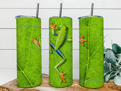 Frog tumbler wrap, frog sublimation designs, frog png, frog sublimation tumbler, cute frog things, frog tumbler png, 20oz skinny tumbler png Sublimation iStyleDesign 