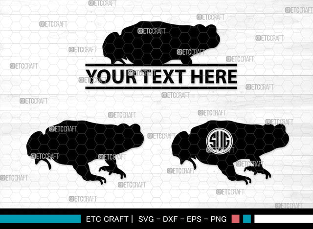 Frogs Monogram, Frog Silhouette, Frog SVG, Tree Frog Svg, Toad Svg, Amphibian Svg, SB00268 SVG ETC Craft 