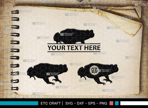 Frogs Monogram, Frog Silhouette, Frog SVG, Tree Frog Svg, Toad Svg, Amphibian Svg, SB00268 SVG ETC Craft 