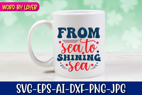 From sea to shining sea SVG Blessedprint 