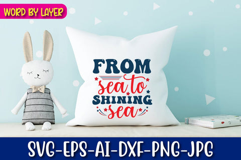 From sea to shining sea SVG Blessedprint 