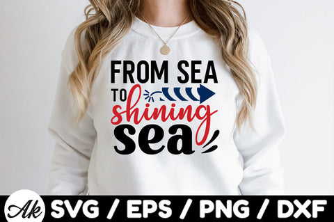 From sea to shining sea svg SVG akazaddesign 
