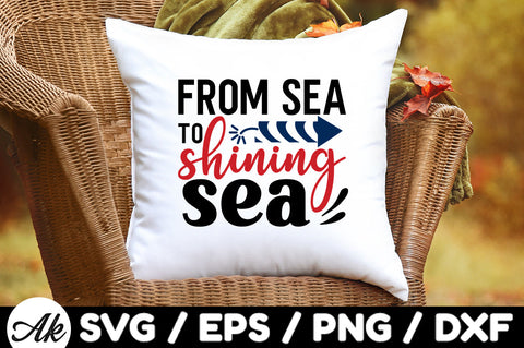 From sea to shining sea svg SVG akazaddesign 