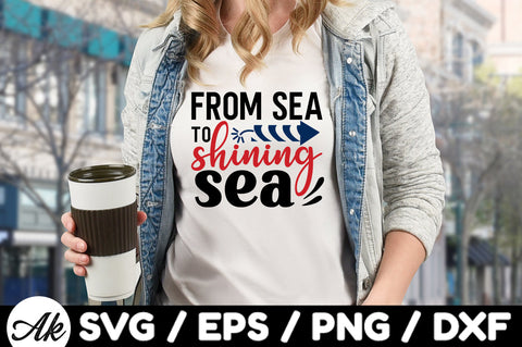 From sea to shining sea svg SVG akazaddesign 