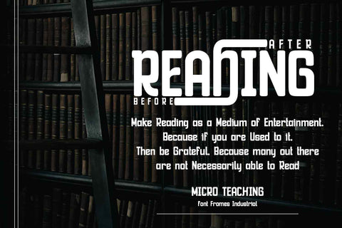 fromes industrial font Font JH-CreativeFont 