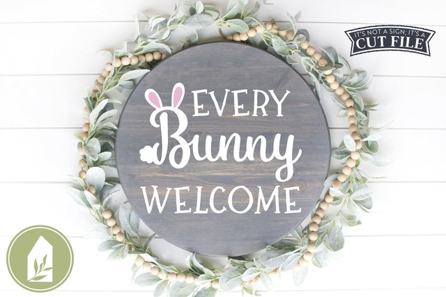 Front Door Easter Sign SVG | Every Bunny Welcome SVG SVG LilleJuniper 