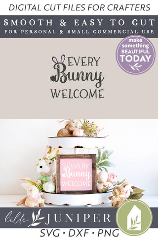 Front Door Easter Sign SVG | Every Bunny Welcome SVG SVG LilleJuniper 