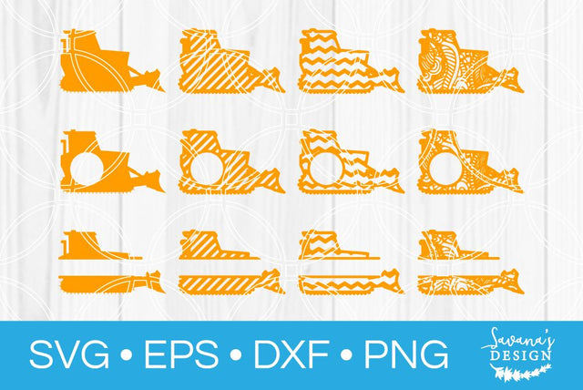 Front Load Tractor SVG SavanasDesign 