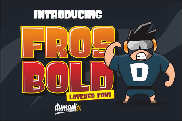 Frost Bold Font Dumadistyle 