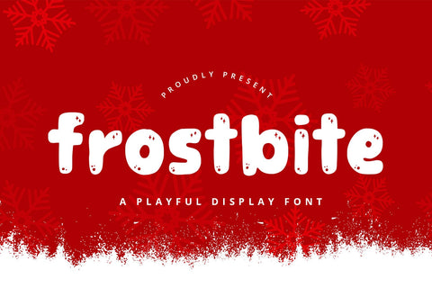 Frostbite - Playful Font Font Alpaprana Studio 