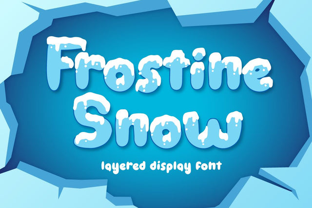Frostine Snow - Christmas Font Font Attype studio 