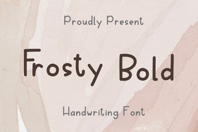Frosty Bold Font Aisyah 