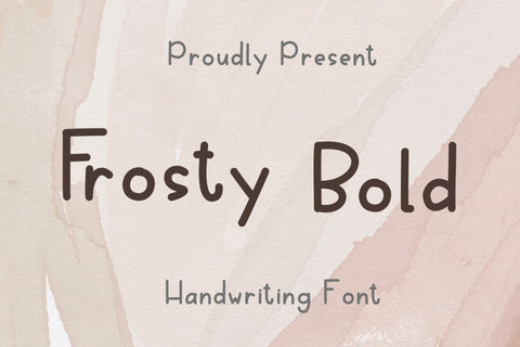 Frosty Bold Font Aisyah 