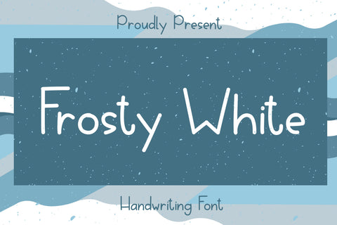 Frosty White Font Font Aisyah 