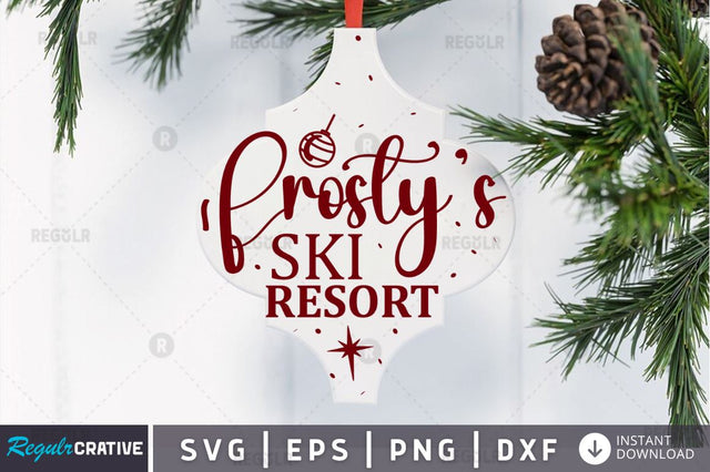 Frosty's ski resort SVG SVG Regulrcrative 