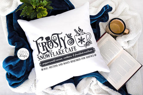 Frosty's Snowflake Cafe SVG | Christmas / Winter Design SVG Diva Watts Designs 