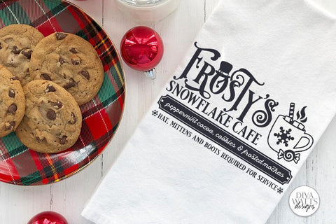 Frosty's Snowflake Cafe SVG | Christmas / Winter Design SVG Diva Watts Designs 