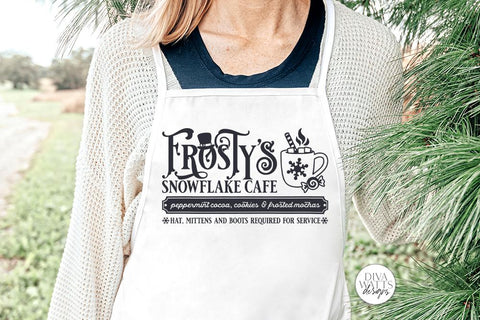 Frosty's Snowflake Cafe SVG | Christmas / Winter Design SVG Diva Watts Designs 