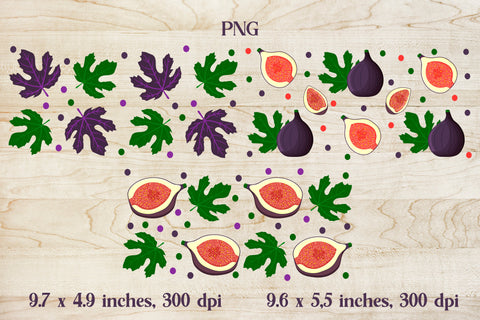 Fruit libbey can glass sublimation | Fig libbey can glass Sublimation Svetana Studio 